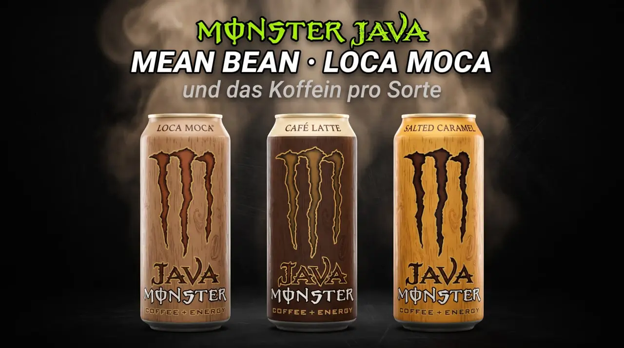 Monster Java – Mean Bean, Mocha, Original und alle Java-Geschmacksrichtungen